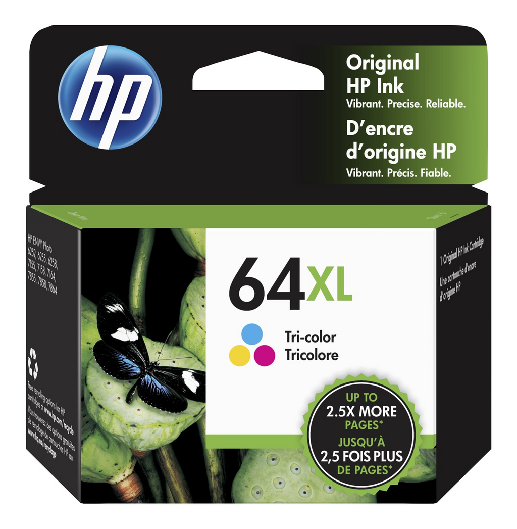 HP 64XL Tri-color Original Ink Cartridge