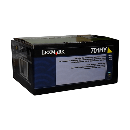 Lexmark CS310,CS/CX410,510 Yellow Return Program 3K Toner Cartridge - CARTOUCHE CANADA une division de Groupe INFO-COM Perfection